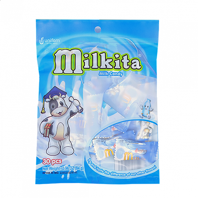 Milkita Original Flavor Milk Candy Bag x 3Bags (1Bag...
